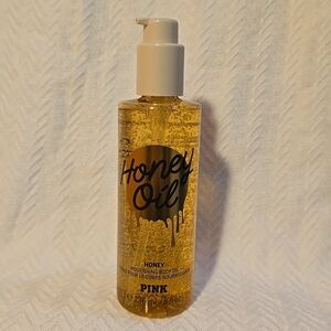 Victoria's Secret PINK HONEY OIL NOURISHING Body Oil with Pure Honey 8oz NEW